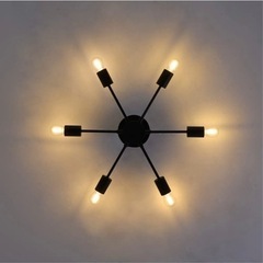 【値下げ】電球付き シーリングライト おしゃれ 海外風 アンティーク