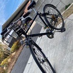 C505★18500円★整備済み スポーツ中古自転車【クロスバイク　ブリジストン　27インチ　マークローザ　黒】 C505☆18500円☆整備済み スポーツ中古自転車【クロスバイク