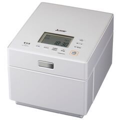三菱電機 備長炭 炭炊釜 NJ-XSC10J-W ｸﾘｽﾀﾙﾎﾜ...