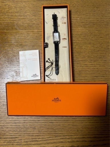 お値段ご相談下さい‼️エルメスdualウォッチ　レザーベルト