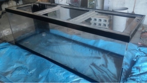 大型水槽　W1700×H600×D600 特注サイズ　アクリル水槽