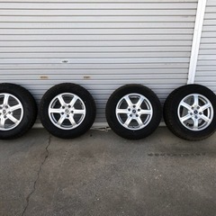 【引き取り限定】スタッドレスタイヤ　205/65R15 アルミセットの画像