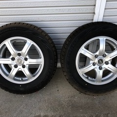 【引き取り限定】スタッドレスタイヤ　205/65R15 アルミセットの画像