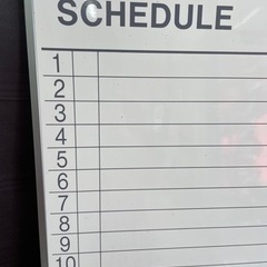 月間予定ホワイトボードの画像