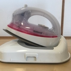 national コードレススチームアイロン