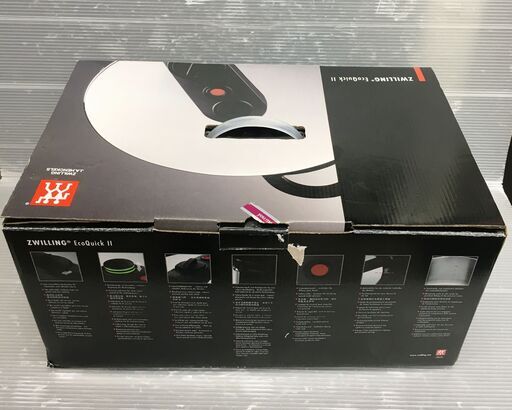 【開封済み未使用品】 ツヴィリング エコクイックⅡ 圧力鍋 22cm 4.0L ZWILLING EcoQuickⅡ