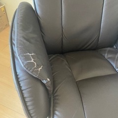 リクライニング付き　ソファ　椅子　1人用の画像