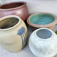 睡蓮鉢　水甕　壷　花瓶　