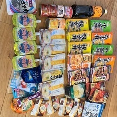 保存食品　お菓子　スポドリ43点まとめて