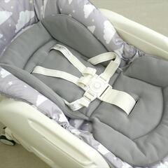 最終お値下げです！美品ハイローチェア　お食事シート２枚付き　説明書ありの画像