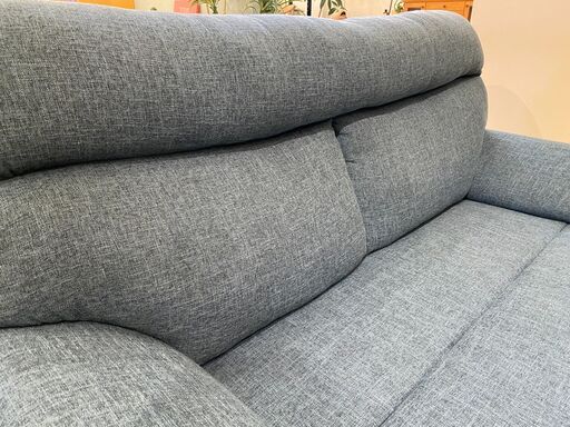 宇都宮でオシャレな家具を探すなら『オトワリバース！』ソファ 2人掛け ブルー 中古品