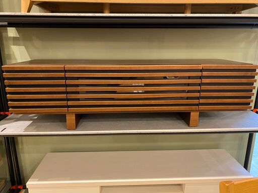 宇都宮でオシャレな家具を探すなら『オトワリバース！』シギヤマ家具 テレビボード W1400 ブラウン テレビ台 ローボード リビング家