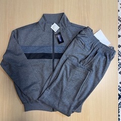 AB格品 紳士上下スウェットスーツ グレー色 Lサイズ