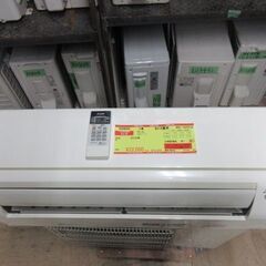 K04043　三菱　中古エアコン　主に6畳用　冷房能力　2.2KW ／ 暖房能力　2.5KW 