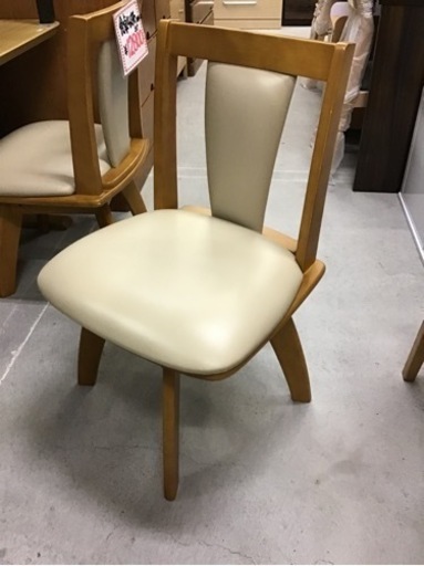 ●販売終了●食卓セット　4人掛け　回転椅子　中古品