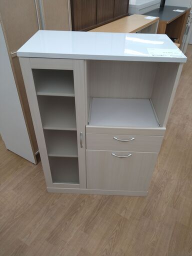 ★ジモティ割あり★ ニトリ　 レンジ台 ブラウン H105×W75×D40 クリーニング済み KJ1217