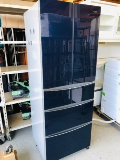 5KM以内配送無料　400LアクアAQR-FG40B(A)冷凍冷蔵庫