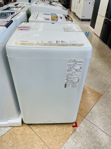 ✨Panasonic (パナソニック)5.0kg洗濯機 ⭐定価￥33,800⭐ 2020年 NA-50B13J 一人住まいの方におすすめ!!✨