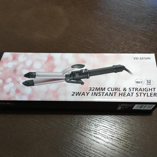【新品未使用】ヴィダルサスーン ヘアアイロンイロン 2WAY 32mm ピンク