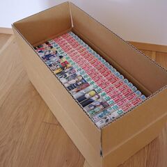 マンガ・コミック収納段ボール約50枚（少年誌・青年誌・文庫各サイズ）