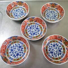 有田焼　林斎　中皿　お茶碗　5客セット