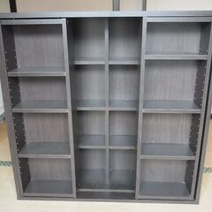 スライド式　本棚　文庫　コミック　収納　
