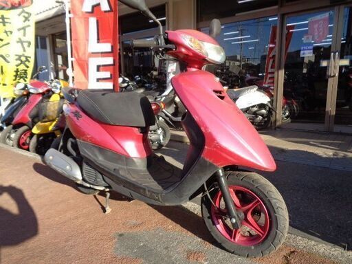 NO.4604　ＪＯＧ ＺＲ エボリューション （ジョグ） 水冷４サイクルＦＩ車　ハネ付き ディスクブレーキ　キャストホイール　メタリックピンク　☆彡