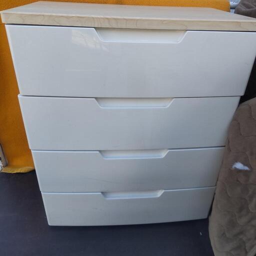 【23区内お届け可能】衣類収納、チェスト、タンス 約93×80×50cm