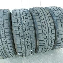 215/60R16 ブリヂストンブリザックVRX アルミホイール 5穴 114.3 +42 アルミ付きスタッドレスタイヤ 4本セットの画像