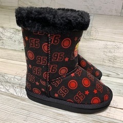新品箱付き⭐️ 箱付き⭐️カーズ マックイーン ブーツ 17.0cm ムートンブーツ モコモコの画像