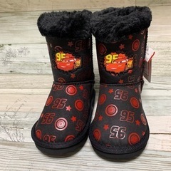 新品箱付き⭐️ 箱付き⭐️カーズ マックイーン ブーツ 17.0cm ムートンブーツ モコモコの画像