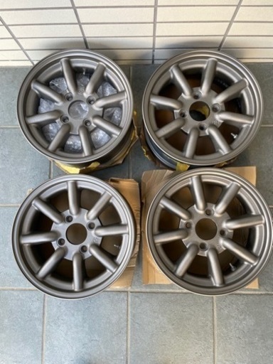 再塗装済み ワタナベ ホイール 14インチ