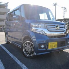 24年式 Nボックス＋カスタム G L 車検付き 乗って帰れます Bカメラ ナビ ETC 外アルミ Pスタート オートエアコン ABS スマートキーの画像
