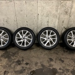 きまりました　マツダ純正17インチホイールとブリヂストンタイヤです。