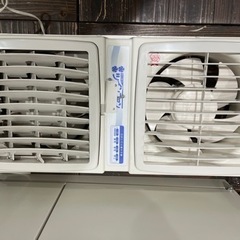 高須産業 窓用換気扇ツインファン 同時給排形 FMT-200Pの画像