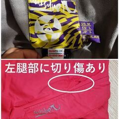 【ジャンク品】スノーボードウェア　メンズ　サイズL（レギュラーフィット）　QuickSilverの画像