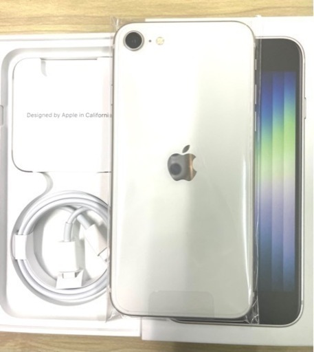 未使用 iPhoneSE 第3世代 64GB スターライト MMYD3J/A  2023/01/11