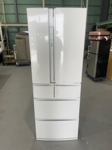 値下げ【美品/保証付】三菱 ノンフロン冷凍冷蔵庫 462L MR-R46F-W 2020年製 自動製氷付 6ドア MITSUBISHI