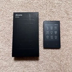 【美品！】docomo カードケータイ KY-01L ブラック　電池残量良好 美品！】docomo カードケータイ KY-01L ブラック 電池残量良好