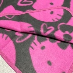 ミニブランケット　ハローキティ柄の画像