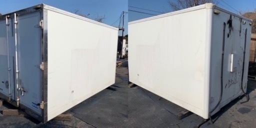 No.706  保冷バン 2ｔ 車 アルミ 箱 バイク 倉庫 トラック コンテナ 米 保管庫 物置 DIY