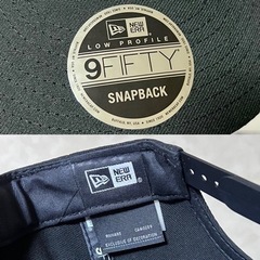 NEW ERA ニューエラ LP 9FIFTY サイドズームアップロゴ ブラック キャップ の画像