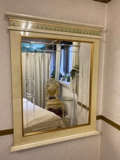 壁掛け鏡　アンティーク