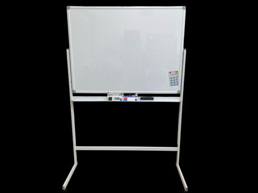J ホワイトボード ボード1200×900 自立式 壁寄タイプ すぐに使える付属品付！簡単組立＆解体