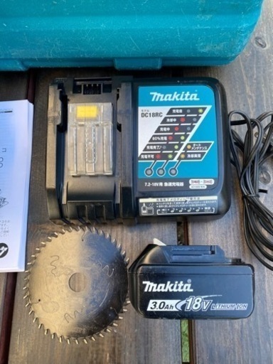 中古 マキタ　HS471D 18V  充電式マルノコ　セット