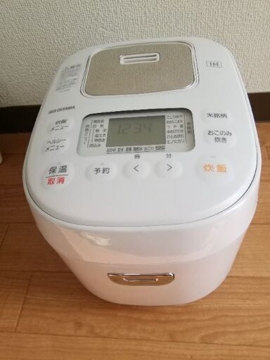 2021年製 アイリスオーヤマ IHジャー炊飯器 3合炊き RC-IK30