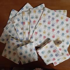 ガーゼハンカチ10枚　ハンドメイド品