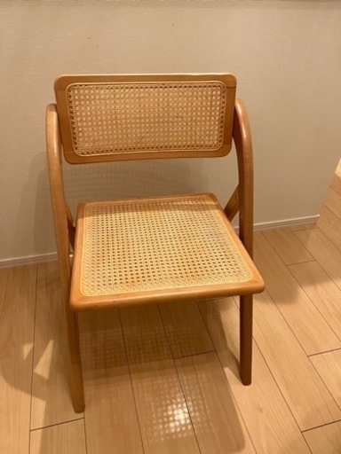 ラタンチェア　折りたたみ