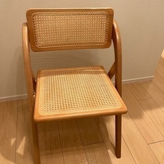 ラタンチェア　折りたたみ