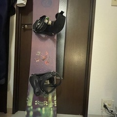 板2枚セットバインディング1個　ブーツ　手袋セットの画像